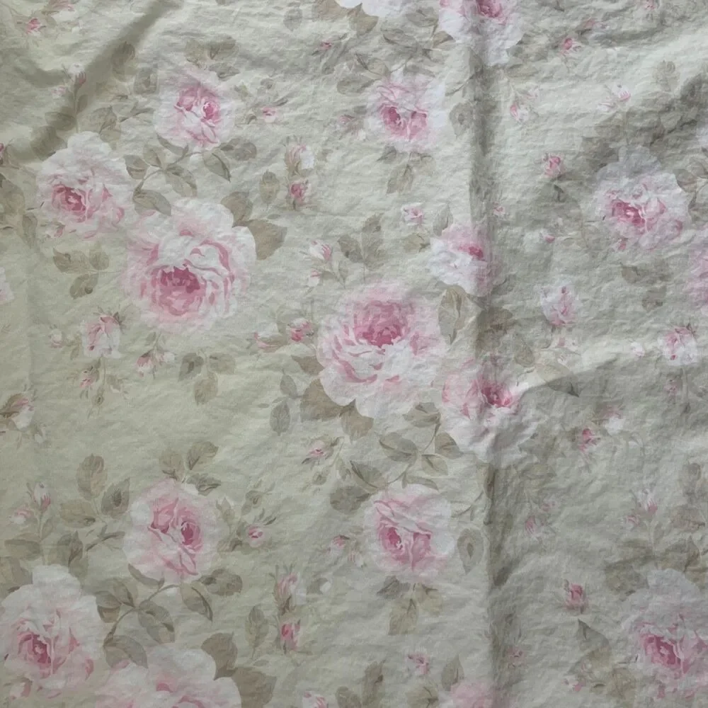 Simply Shabby Chic Dutchess Blosson Pink Floral King Sham Pillow Cover